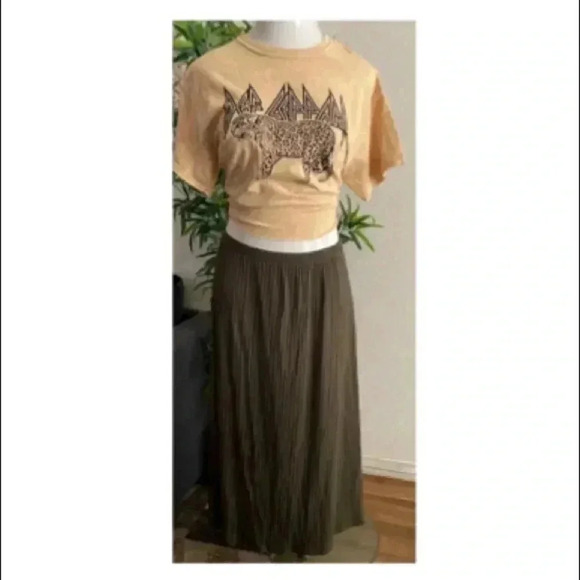 🆕 Catherine Malandrino Grape Leaf Maxi Skirt XL🆕 - Picture 3 of 11